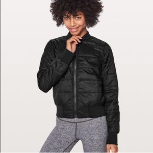 Lululemon non stop reversible bomber jacket 12